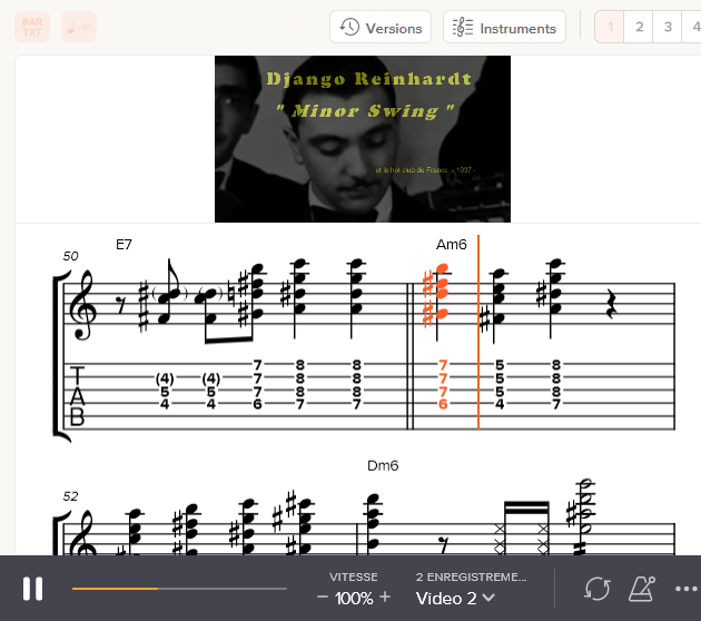 Soundslice Guitare Improvisation